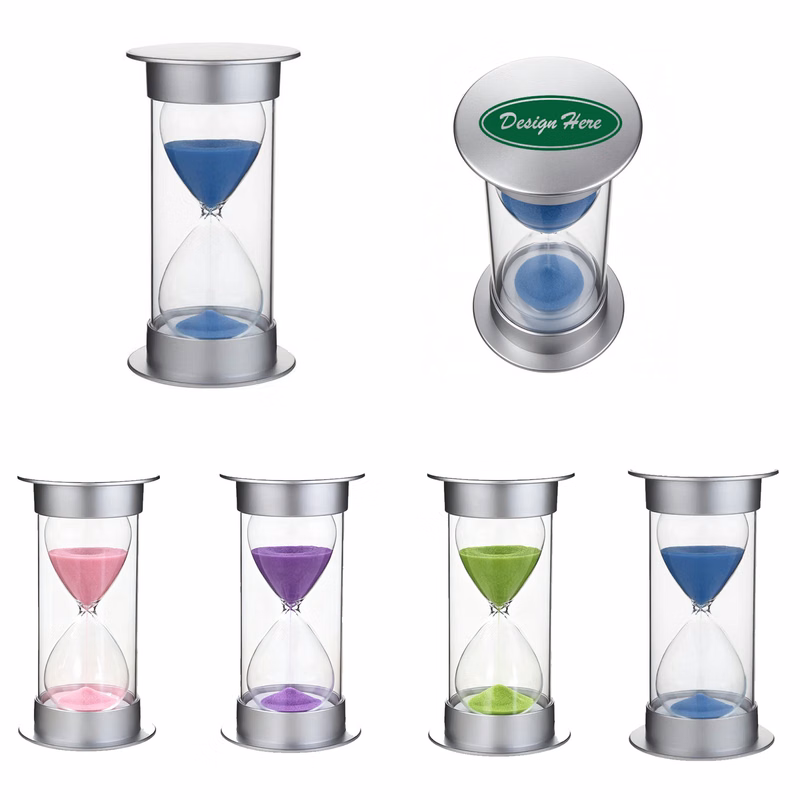Custom Logo Plastic Hourglass Sand Timer 10 Min