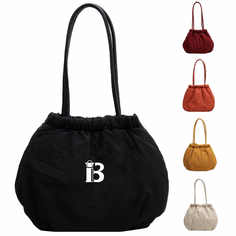 Nylon Fluffy Large Capacity Tote Shoulder Bag