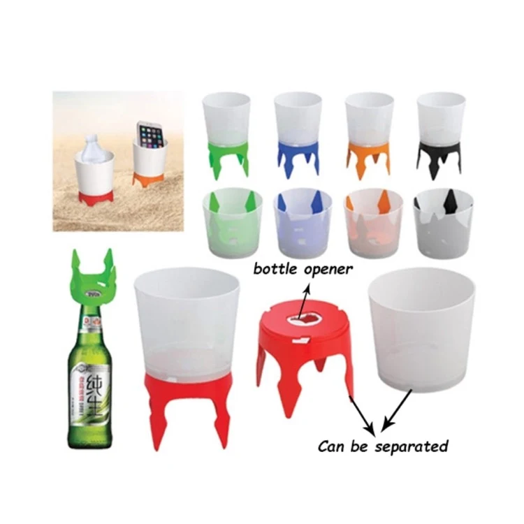 Beach Cup With Bottle Opener 1