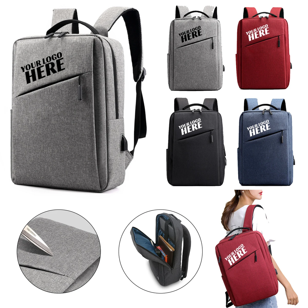 Lightweight Durable Business Casual Backpack 1