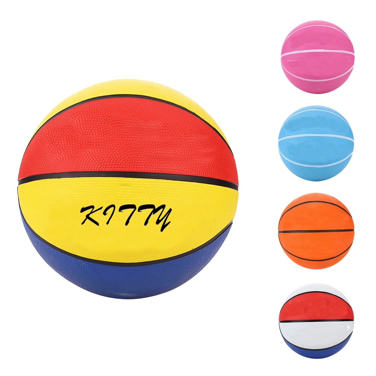 Sports Rubber Basketball Size 5 1