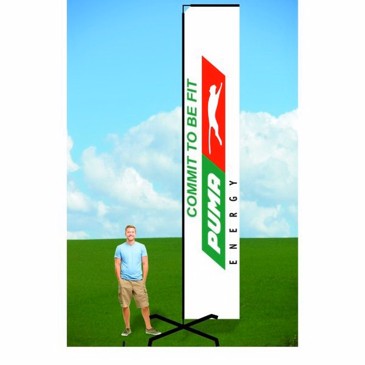 14ft Wind Flag with X Stand-Double