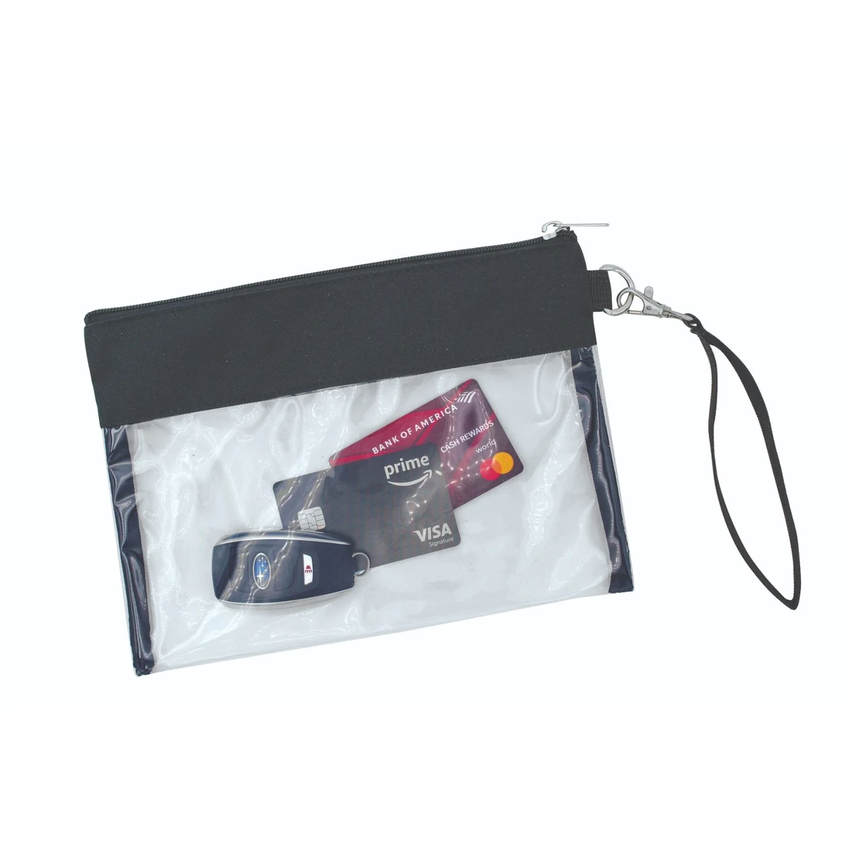 Clear Vinyl Wristlet 1
