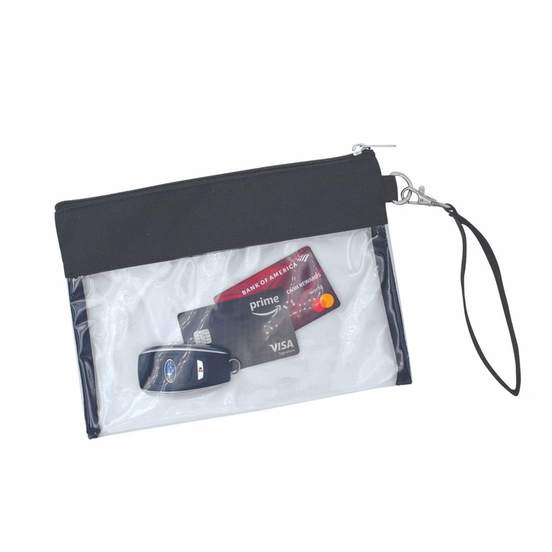 Clear Vinyl Wristlet