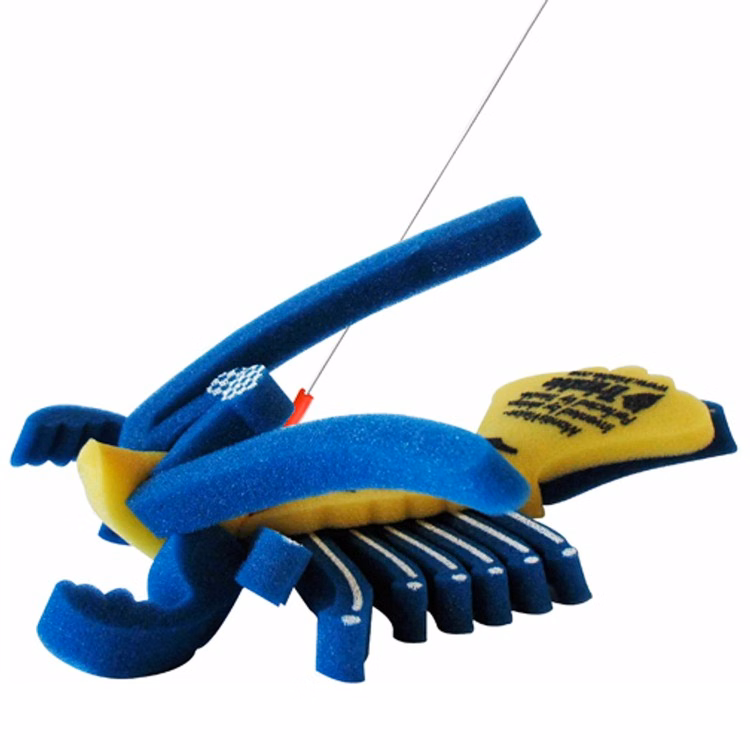Shrimp on a leash