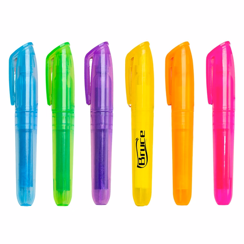 Smooth Writing Multi Color Plastic Highlighter Pen