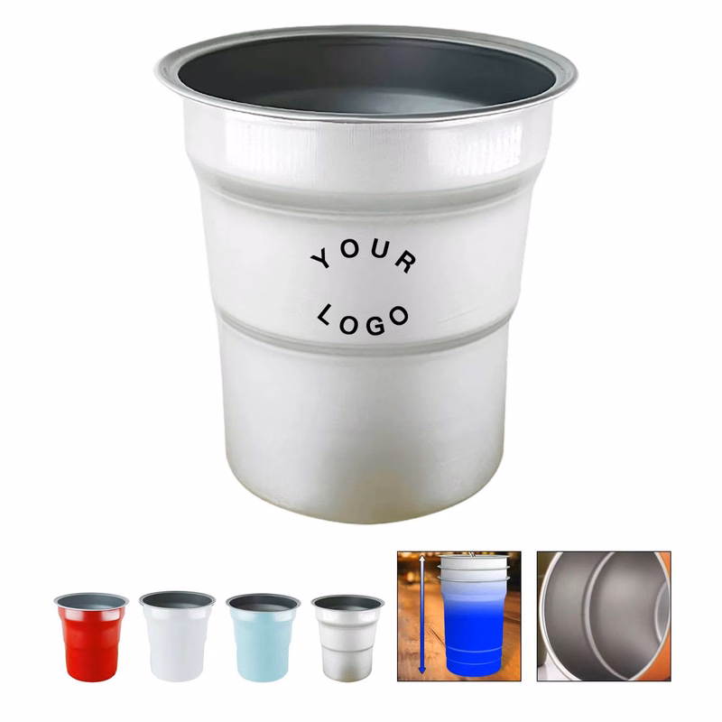 Eco Friendly Aluminum Party Cup 16oz Capacity