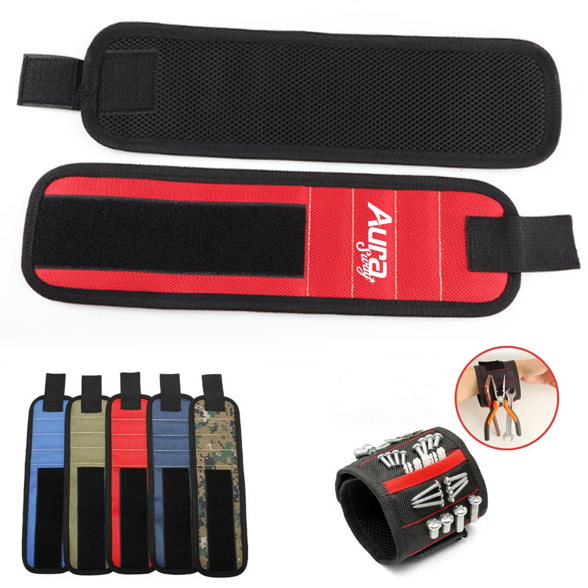 Tactical Magnetic Wrist Strap Tool Organizer 1