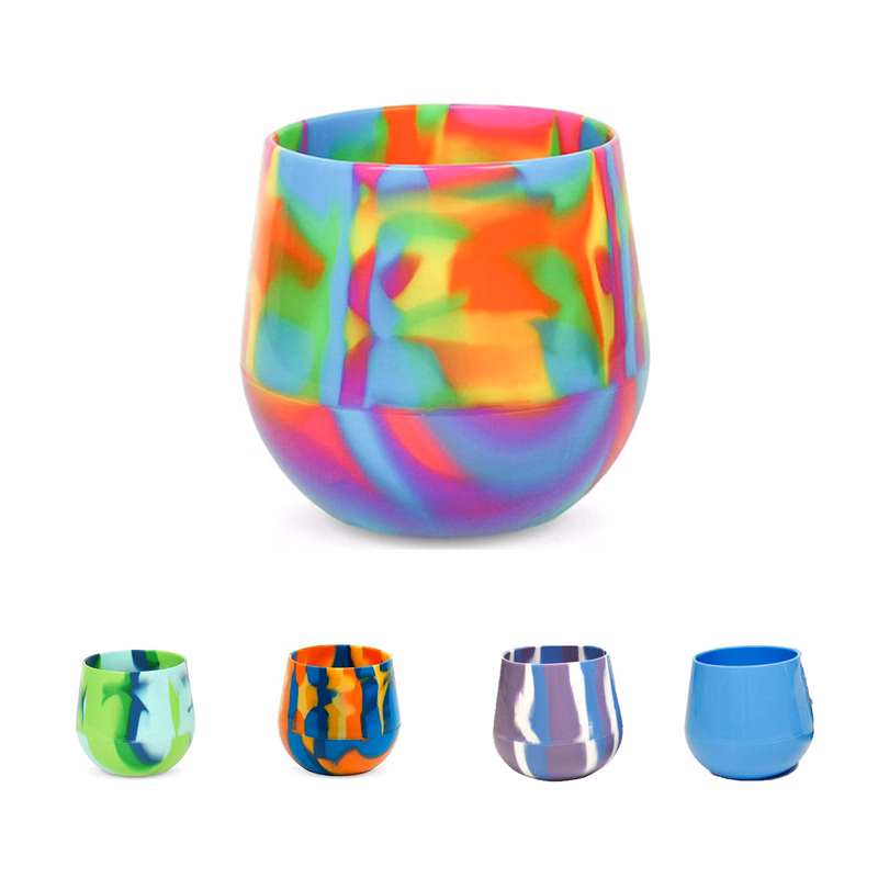 14Oz Silicone Foldable Wine Tumbler