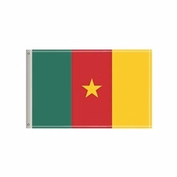 National Flag, Cameroon, Double-Sided - 96"W x 60"H