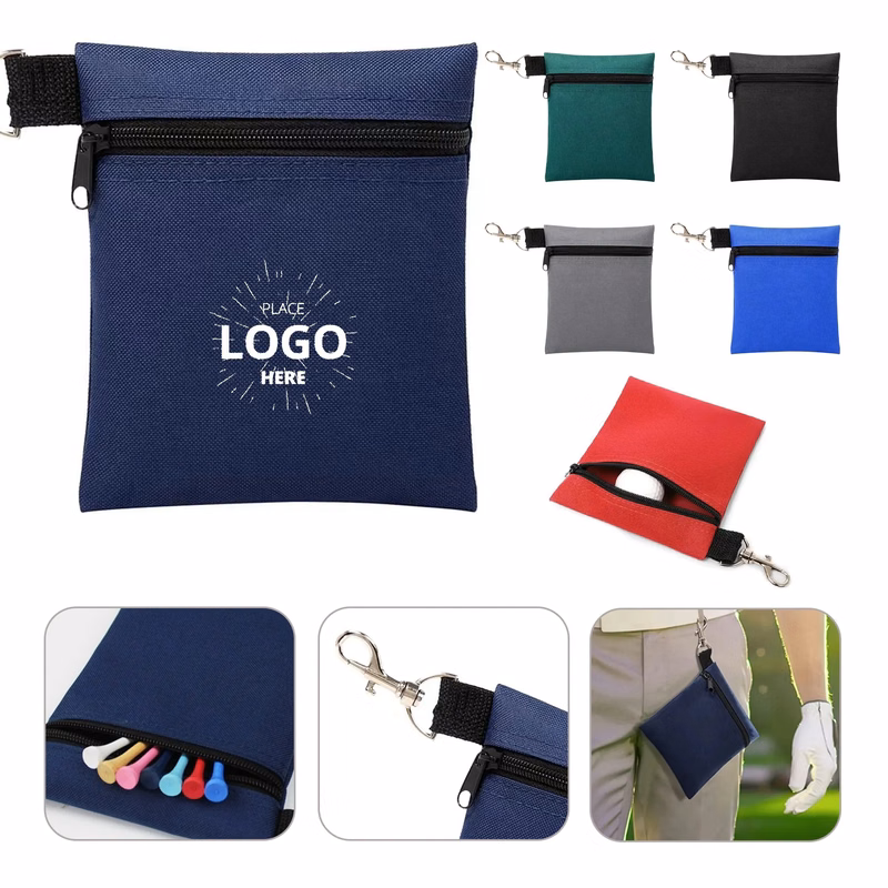 Golf Ball Pouch With Hook
