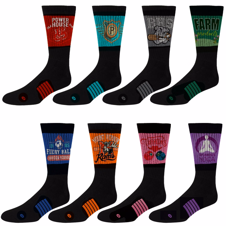 Black Sports Sock