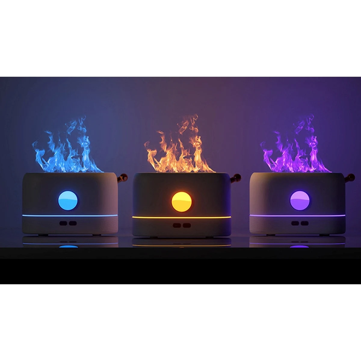 Usb Flame Aroma Humidifier 1