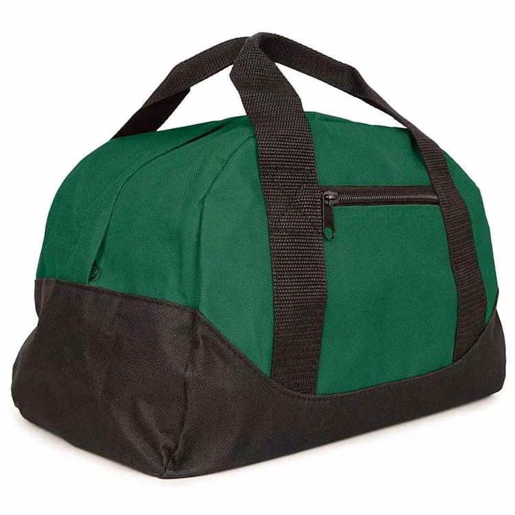 Two-Tone Duffle Bags Dark Green/Black