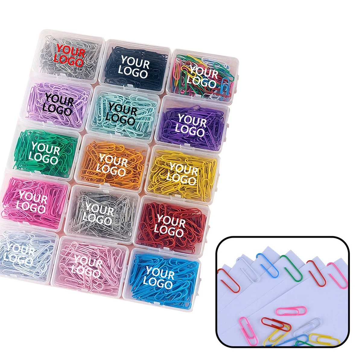 Colorful Coated Metal Document Clips 1
