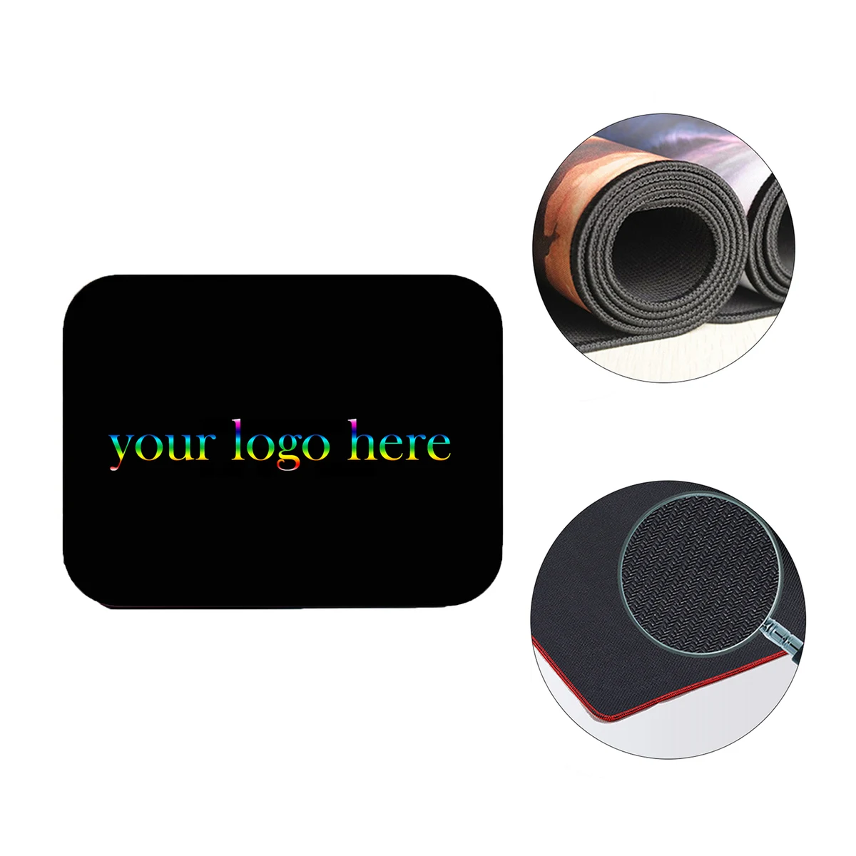MOQ:50pcs Logo-Enhanced Mousepad 1