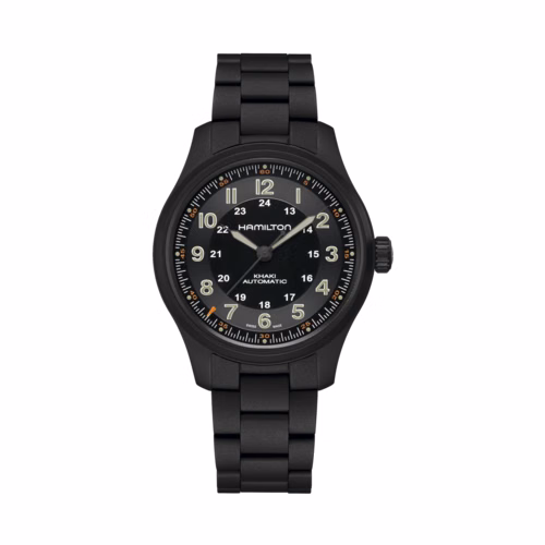 Hamilton Khaki Field Titanium Auto Black Watch