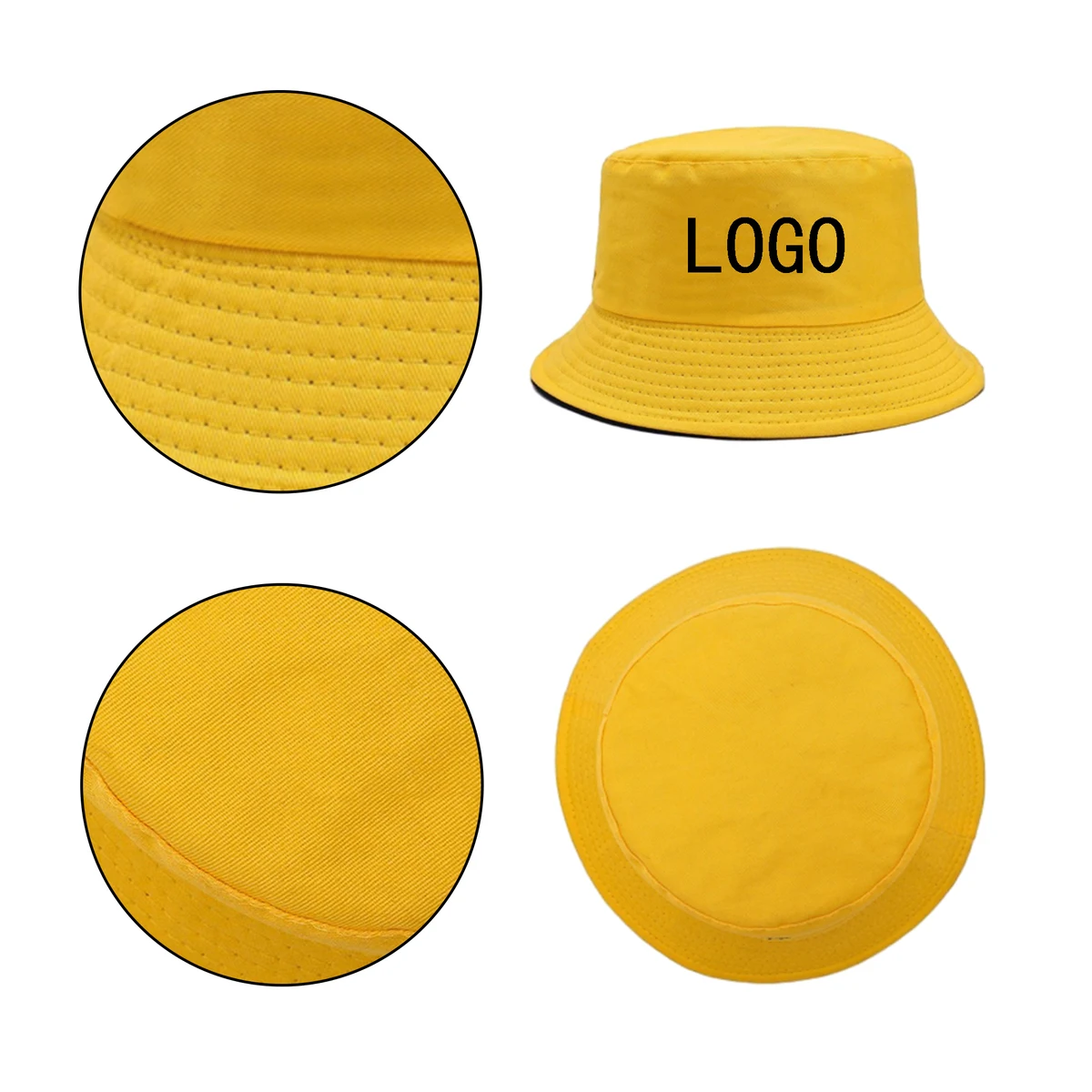 Double Sided Sun Protection Bucket Hat 1