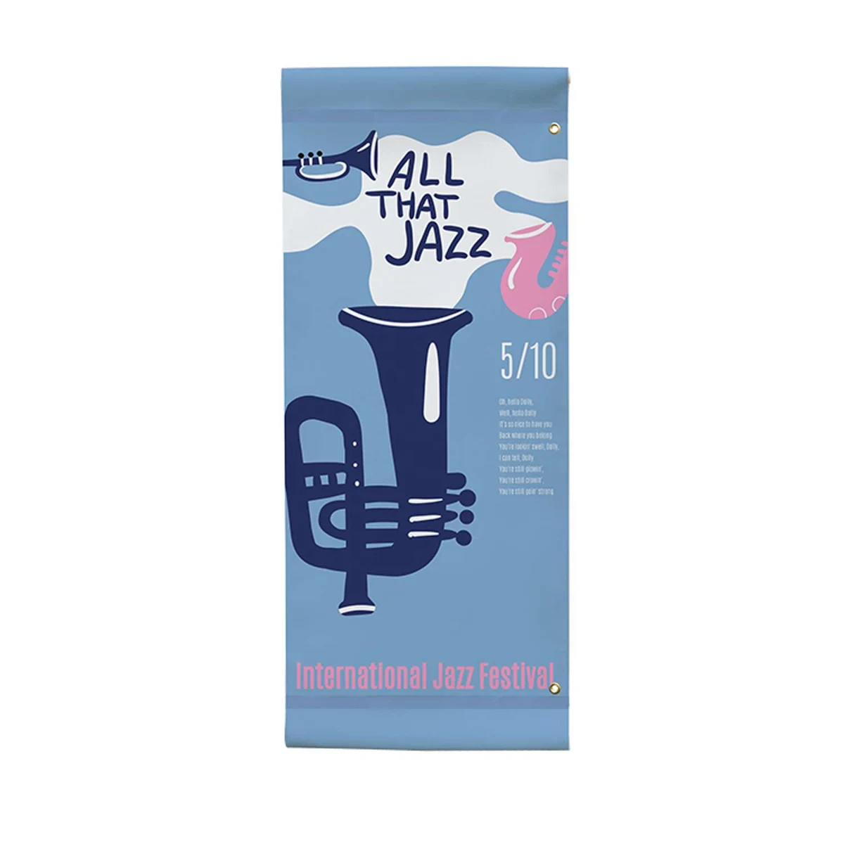 30" x 72" Vinyl Boulevard Banner Single-Sided 1