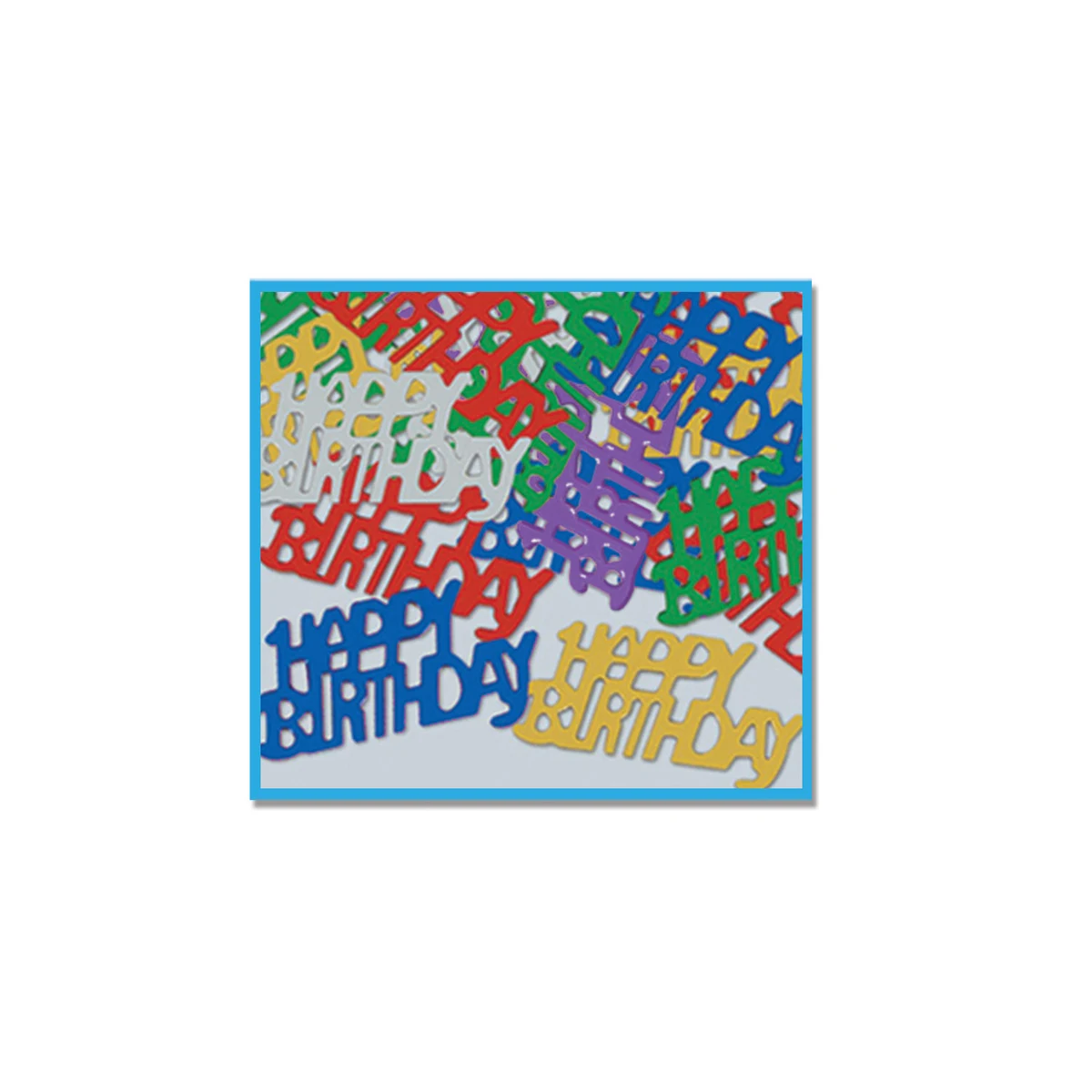 Multi Color Happy Birthday Fanci Fetti 1