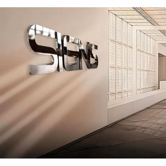 Stainless Steel Letters and Numbers