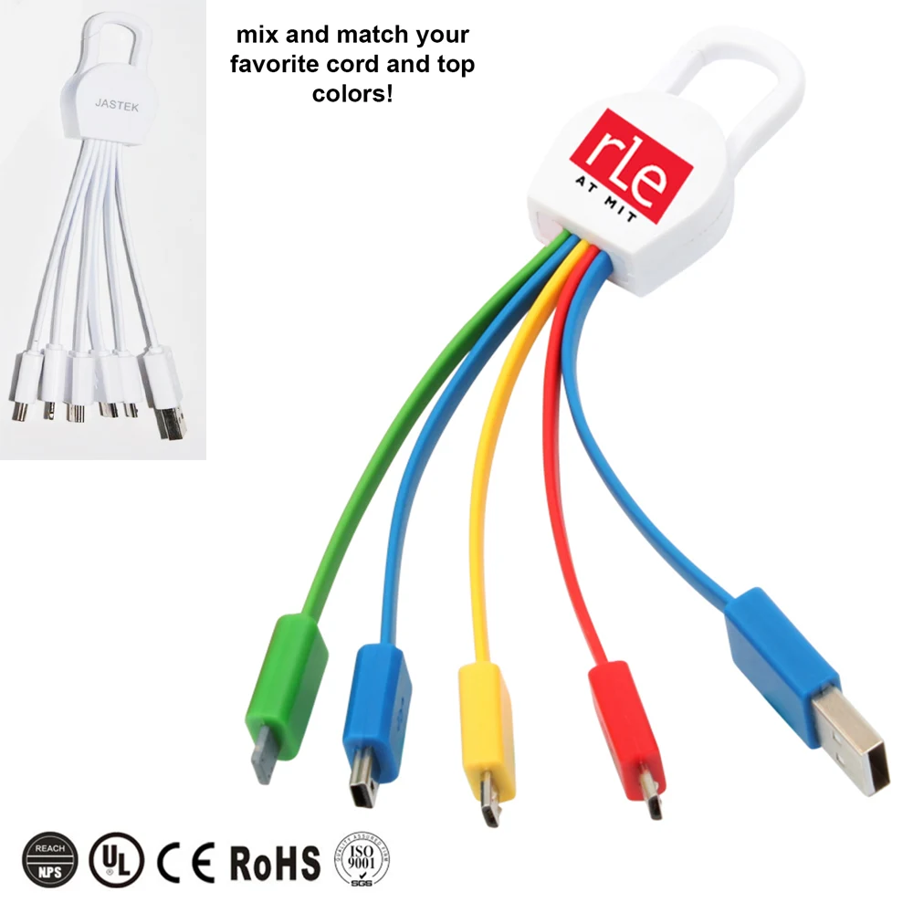 ColorLoop 5-in-1 Keychain Charger 1