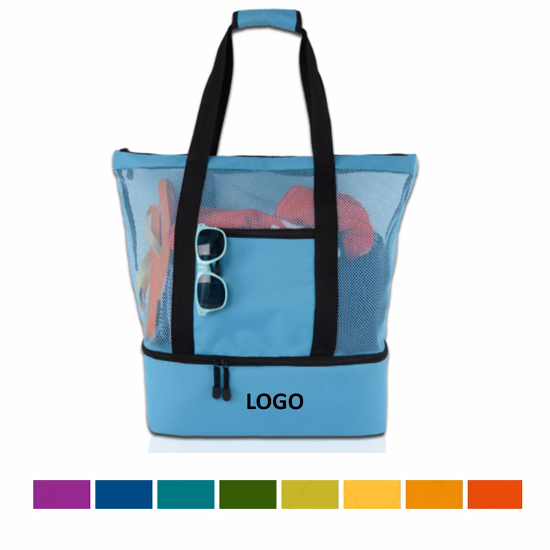 Waterproof Mesh Beach Bag With Built-in Cooler