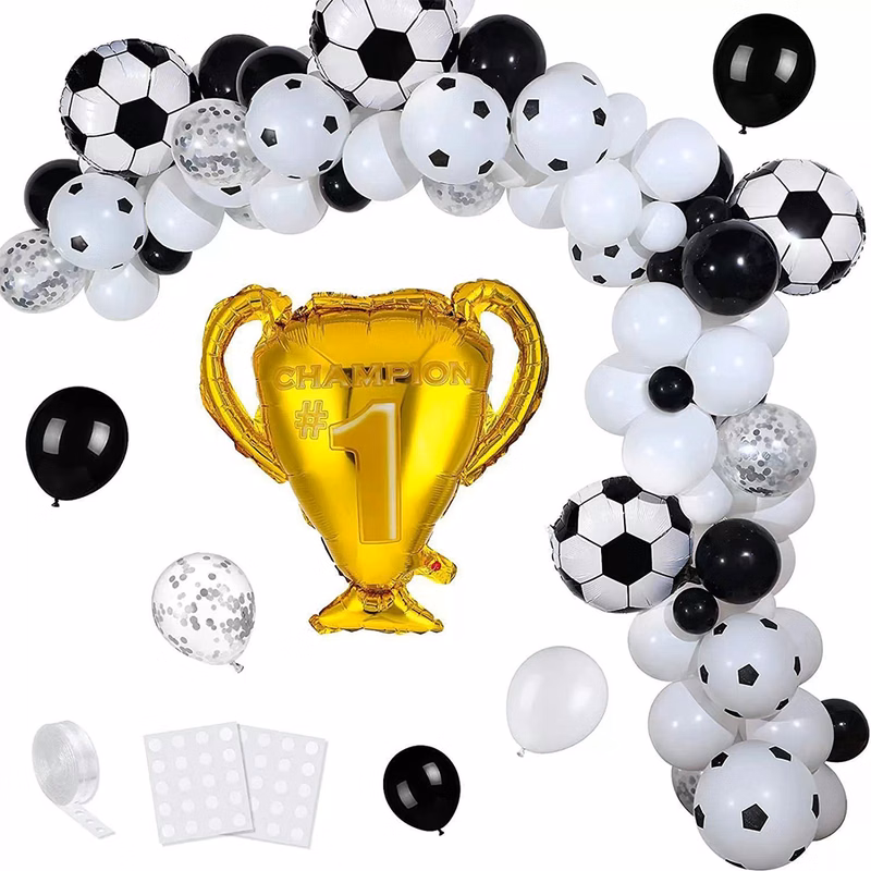 Qatar World Cup Football Theme Party Balloon Set
