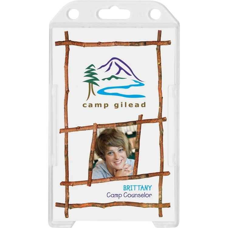Plastic Single Card ID Holder 1