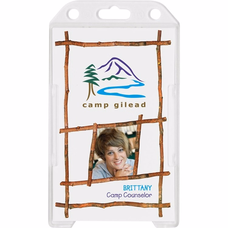 Plastic Single Card ID Holder