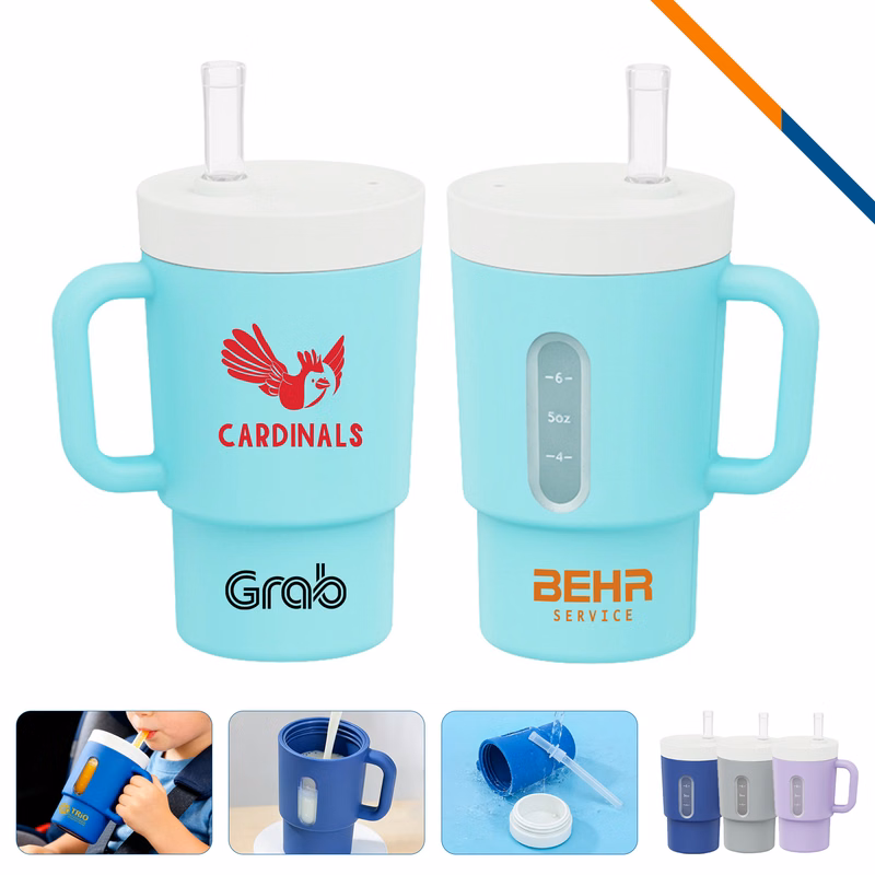 Sipsoft Kids Silicone Straw Tumbler - 7 OZ.