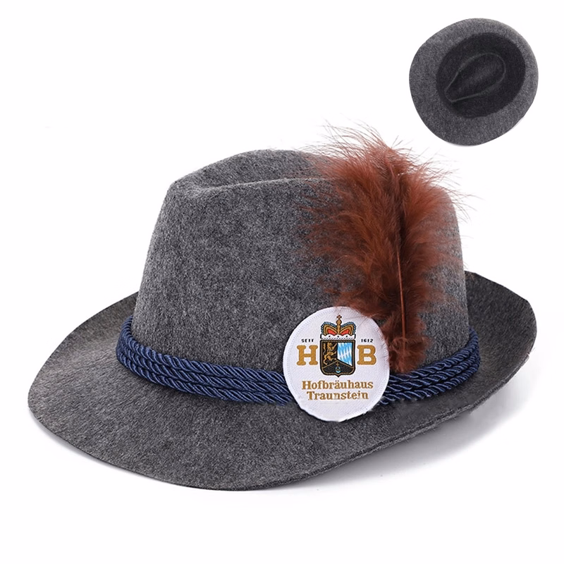 Vintage Felt Bowler Hat