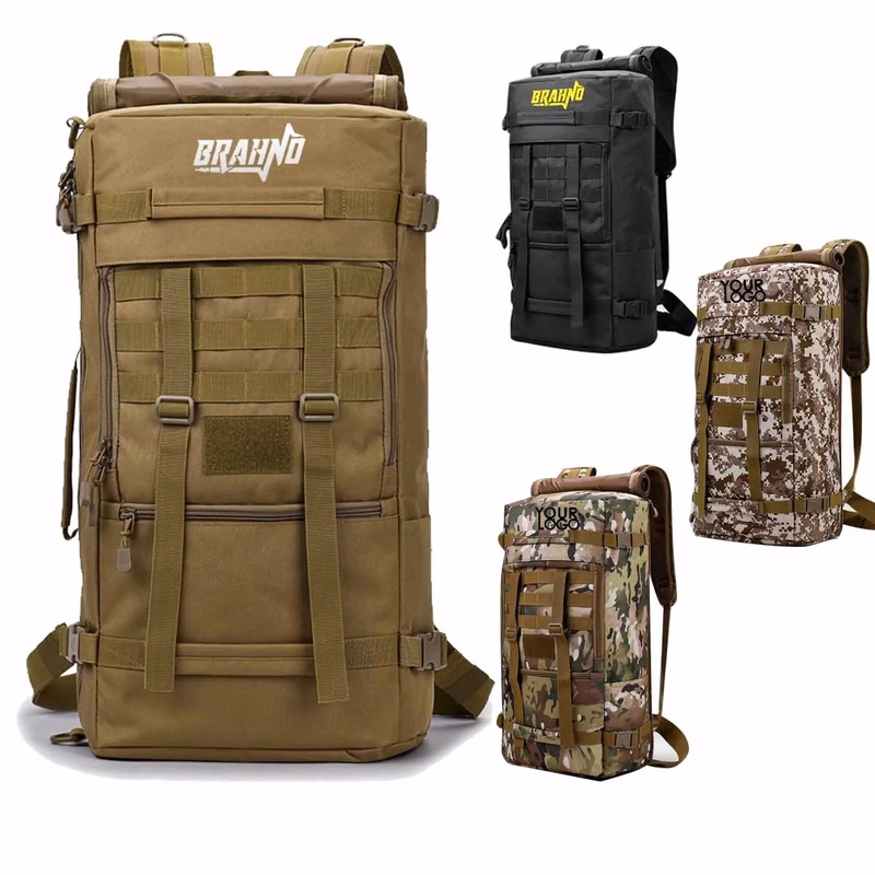2 in 1 Convert Camo Tactical Molle Rucksack Coyote Backpack