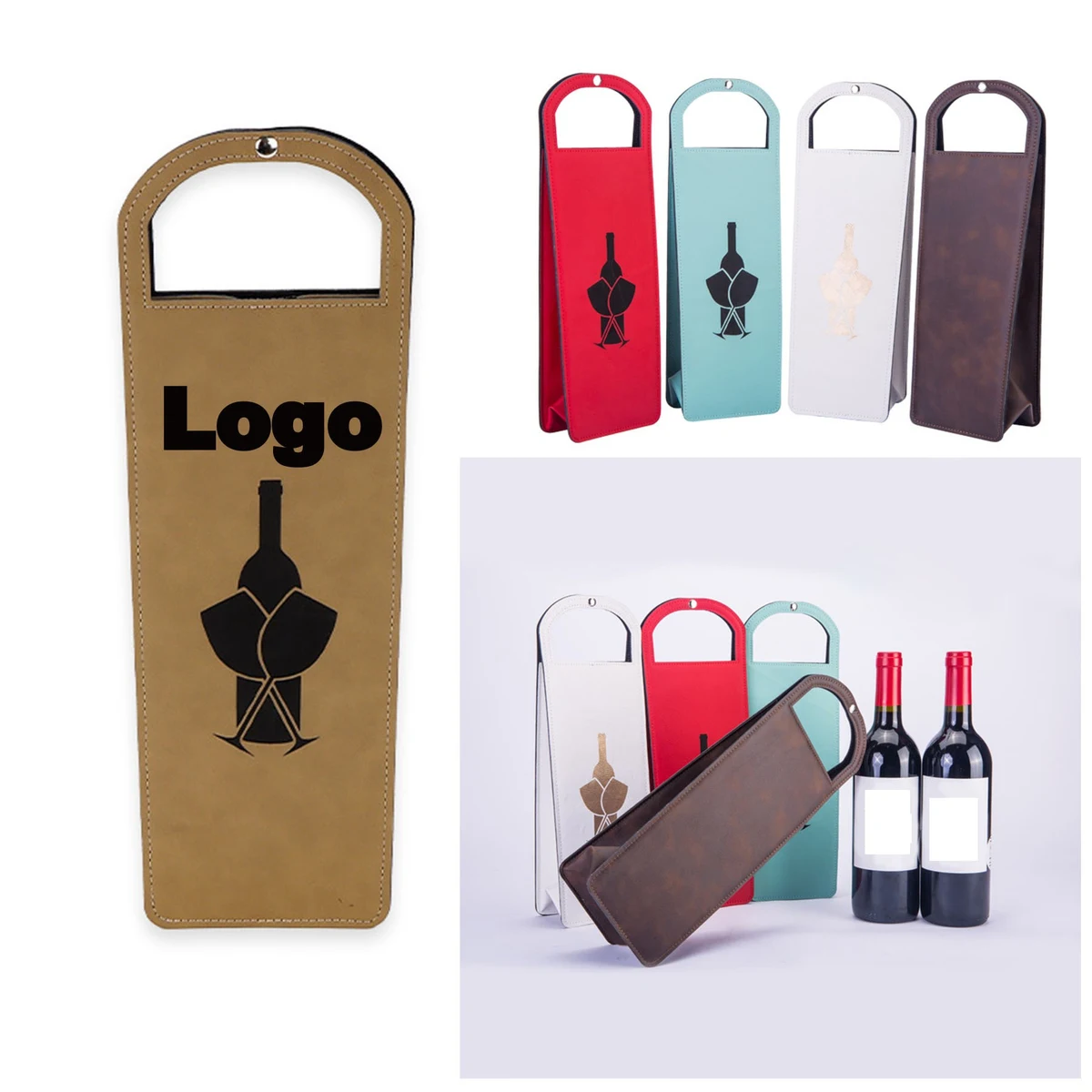 Pu Portable Red Wine Bag 1