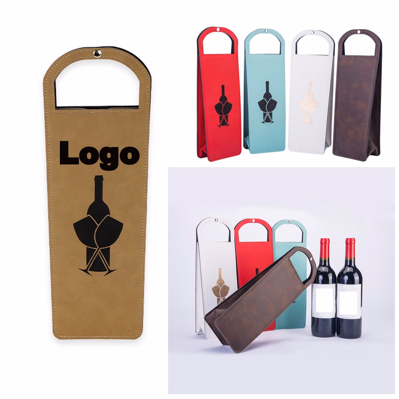 Pu Portable Red Wine Bag