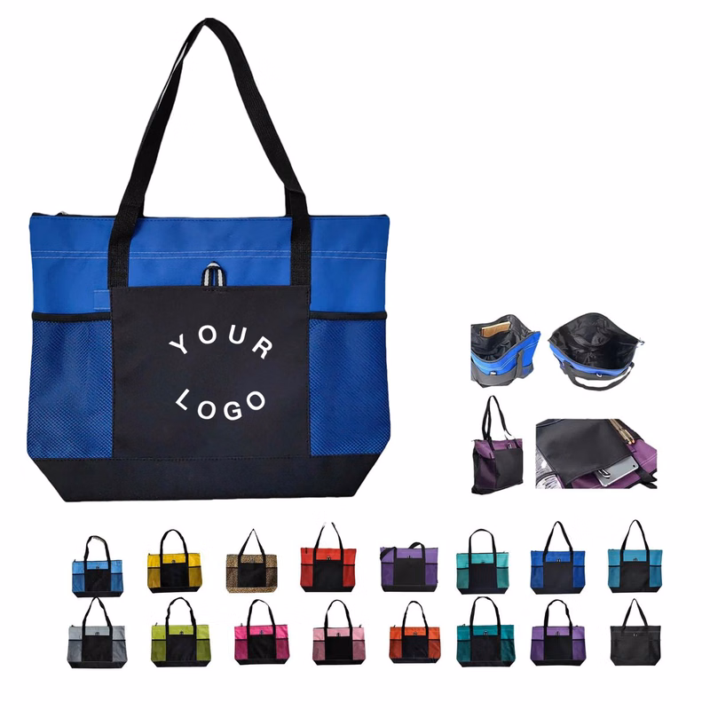 Durable Polyester Tote with Storage Features
