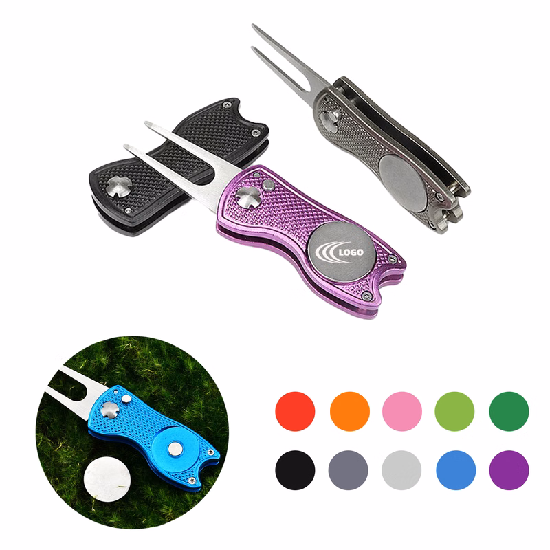 Foldable Metal Golf Divot Tool