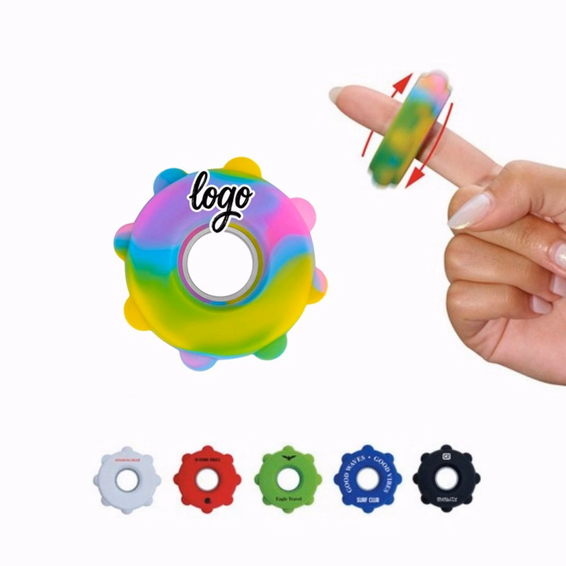 Finger Spinning Pop It Fidget Sensory Toy