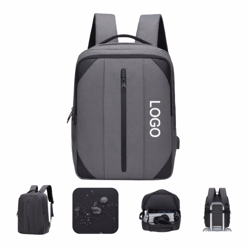 Business Slim Durable Laptop Backpack with USB Charging Port