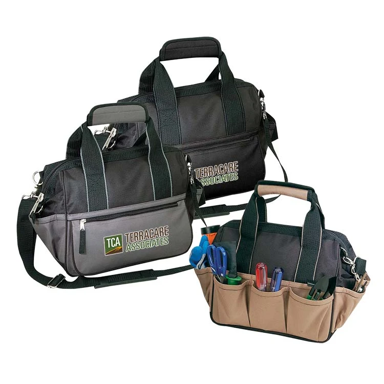 600D polyester Deluxe Wide Mouth Tool Duffel Bag 1