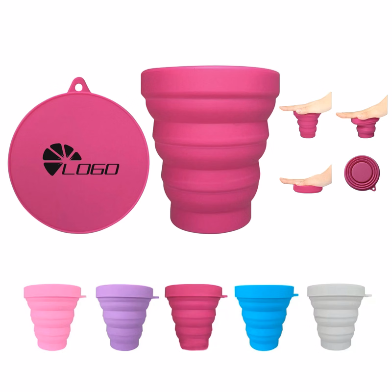 7Oz Silicone Folding Water Cup