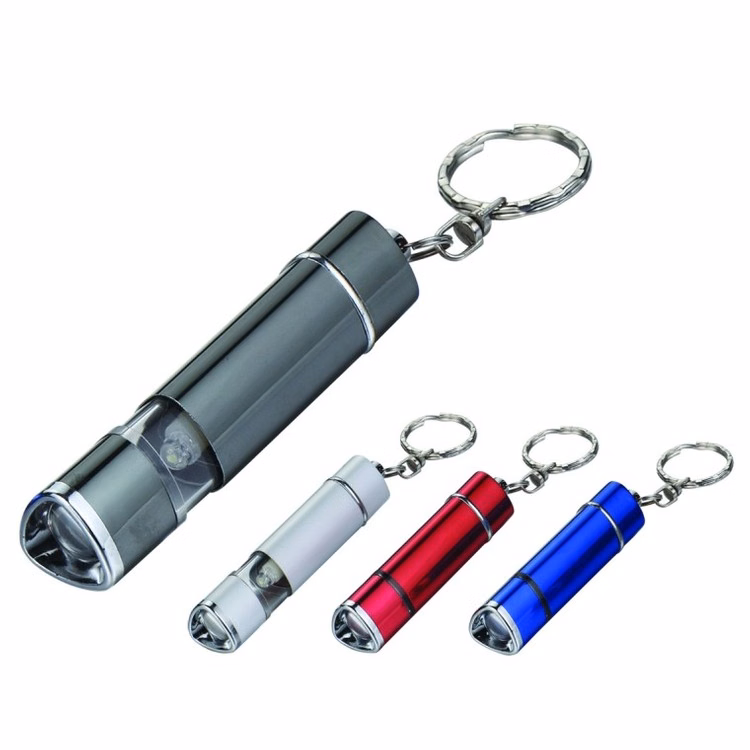 Triangle Shape Aluminum LED Flashlight with Keyring