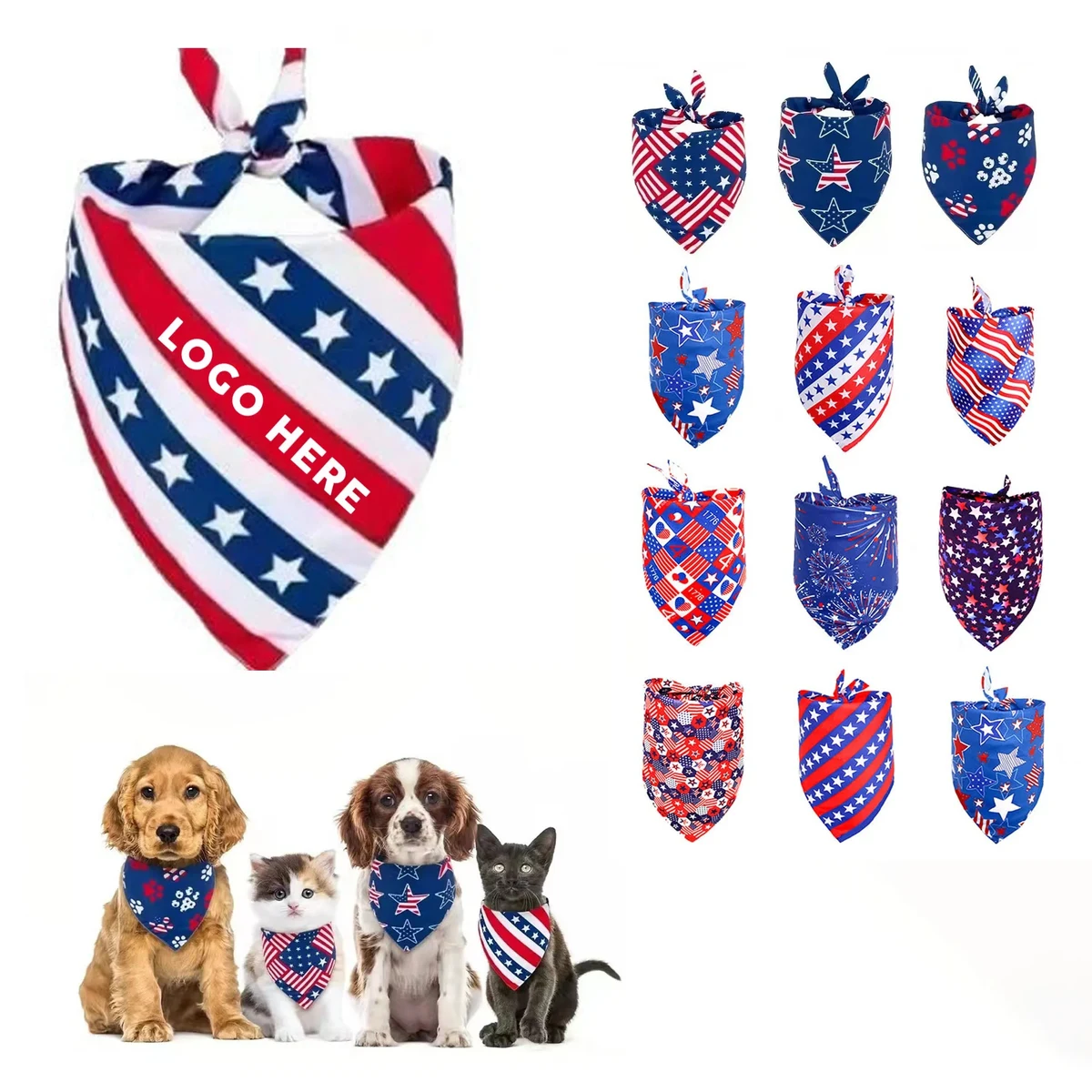 Full Color Pet Bandana 1