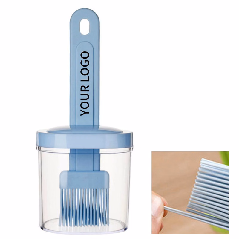 Grill Oil Brush with Integrated Silicone Bottle
