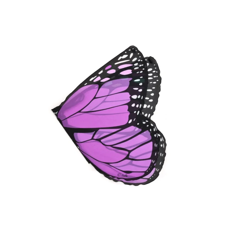 Purple Monarch Butterfly Wing 1