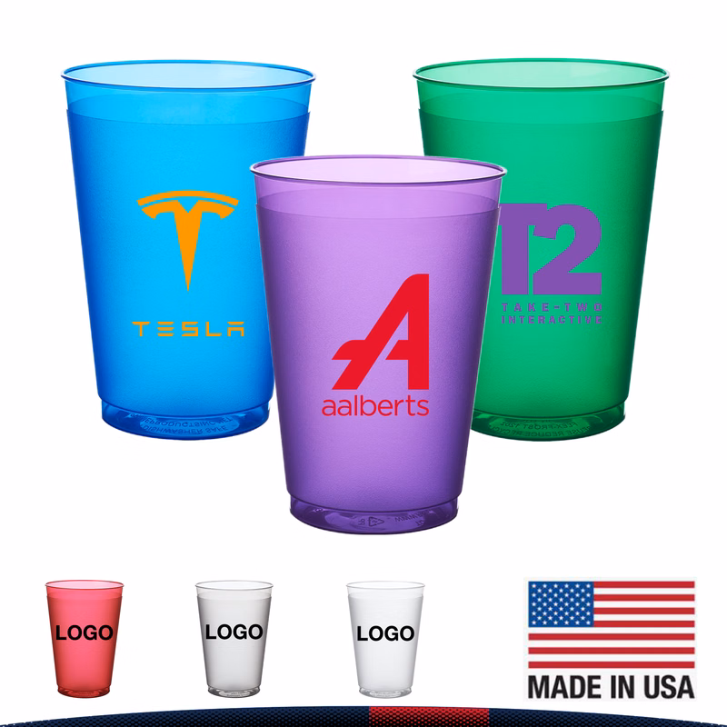 12 oz. Seleo Plastic Stadium Cups