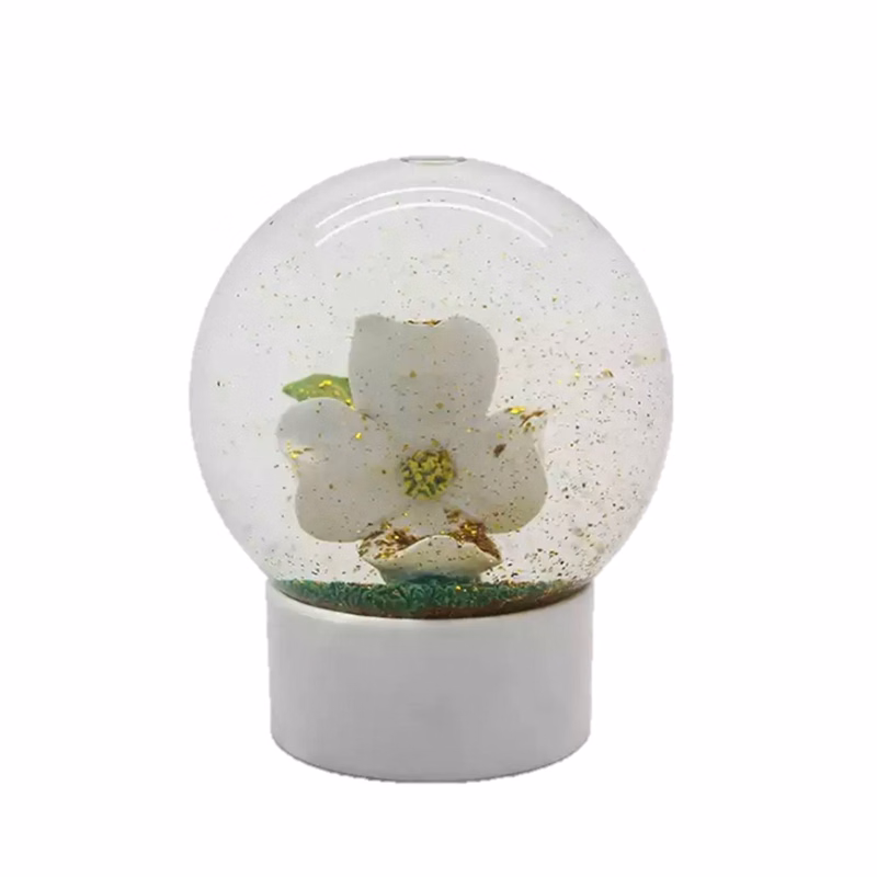 Custom Glass Snow Globe Ornament