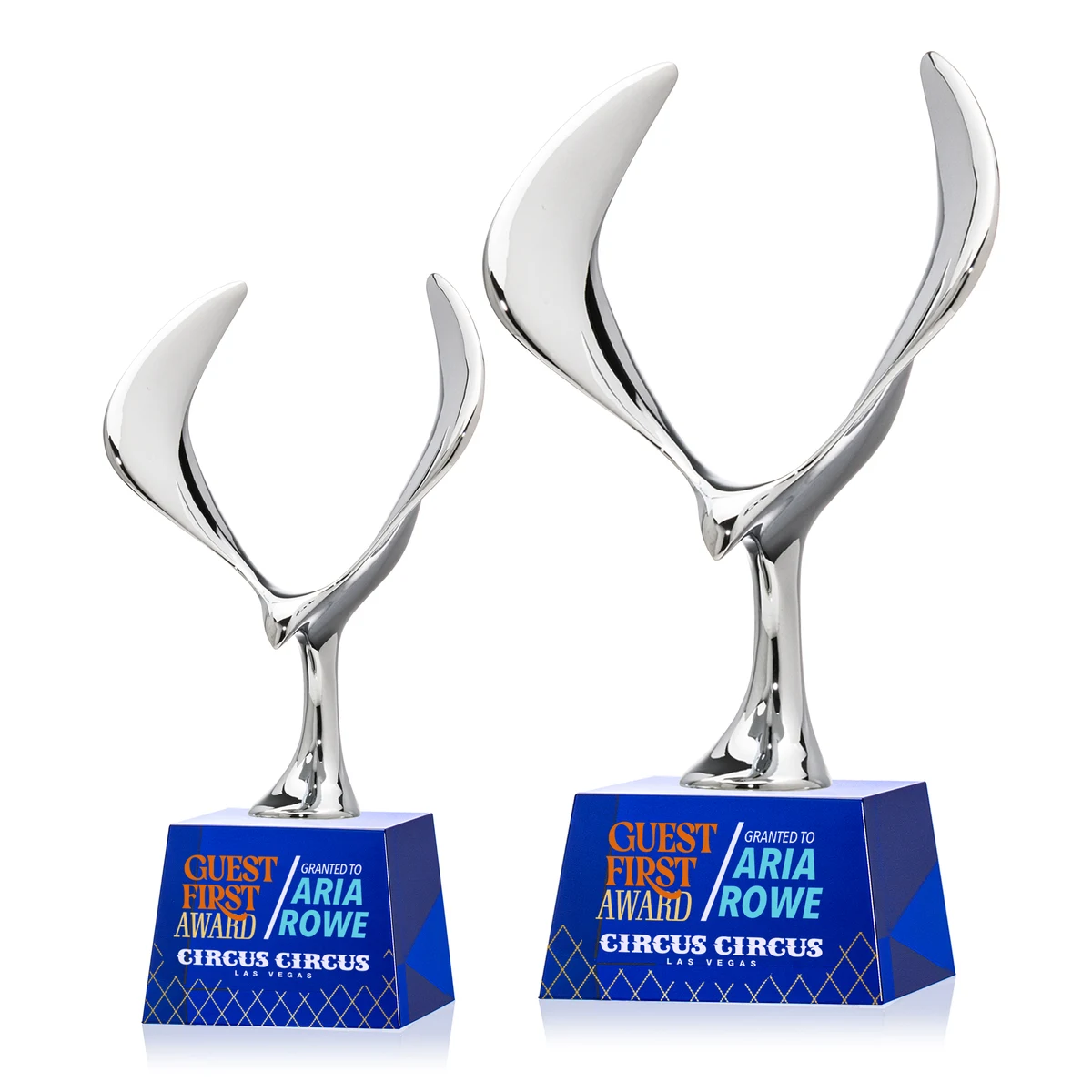 Maverick Eagle VividPrint™ Award on Robson Base - Blue 1