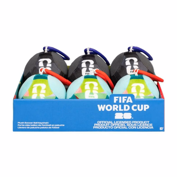 FIFA 2026 World Cup Soccer Ball Keychains 3" - Assorted
