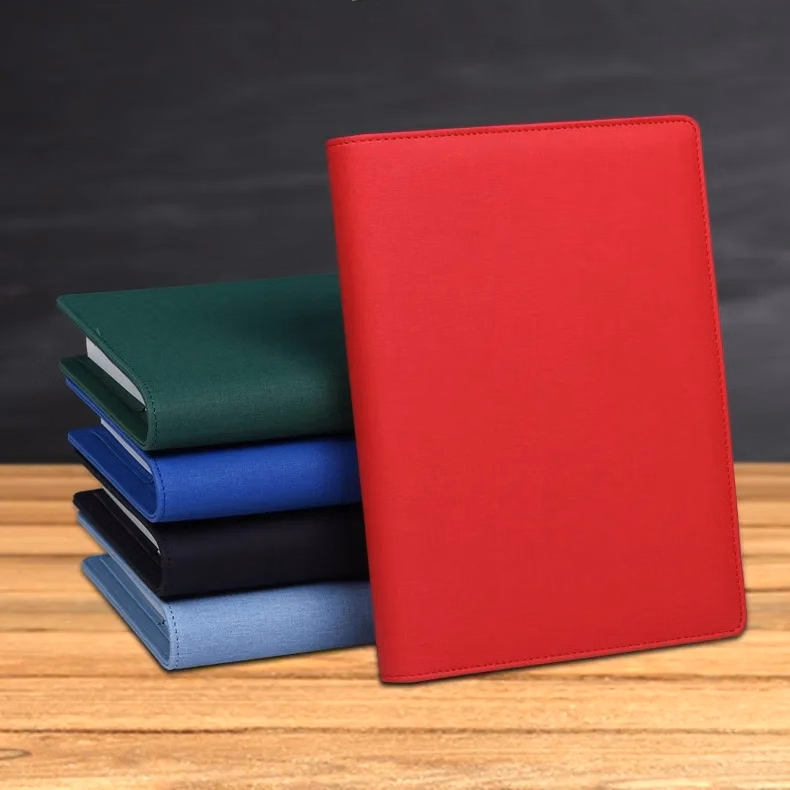 Custom Multi-card Slot A5 Inner Pen Soft Leather Notebook